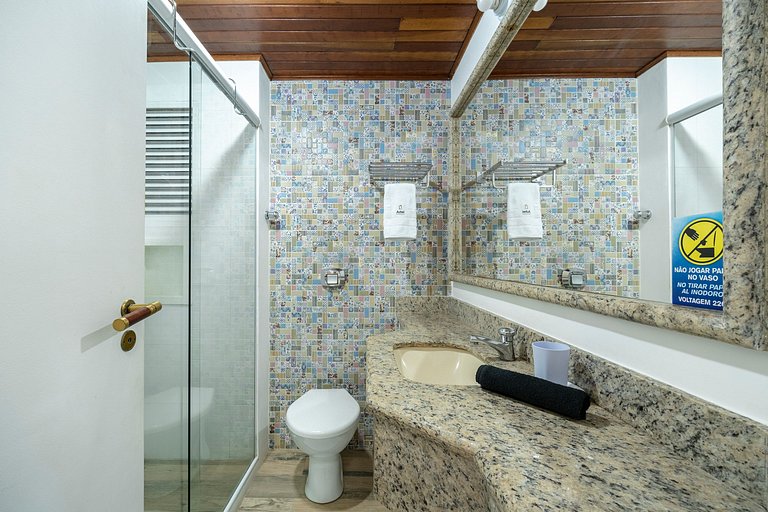 Apt Magnólia 80m da praia by Achei Florianópolis