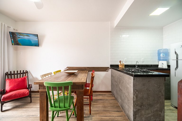 Triplex Litoral 2Q a 60m da praia by Achei