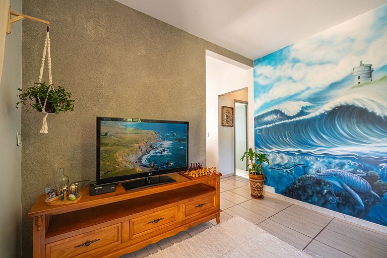 Casa Ohana 2Q perto da praia do Campeche by Achei