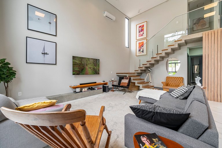 Casa Essenza 4Q perto da praia by Achei Floripa