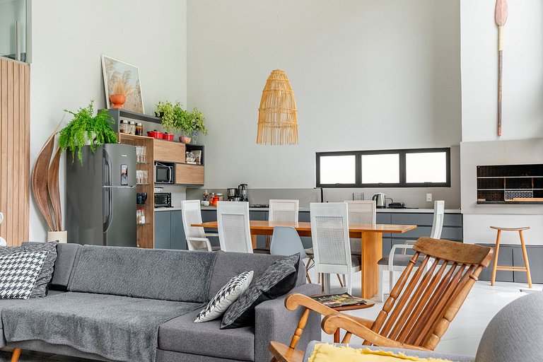 Casa Essenza 4Q perto da praia by Achei Floripa