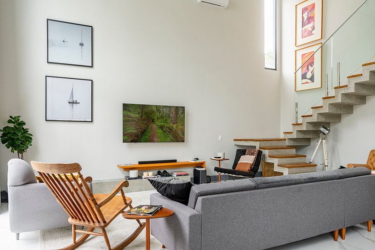 Casa Essenza 4Q perto da praia by Achei Floripa