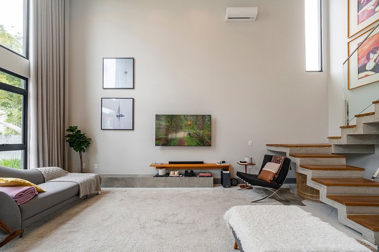 Casa Essenza 4Q perto da praia by Achei Floripa