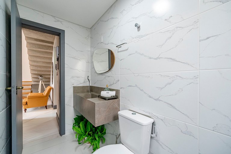 Casa Essenza 4Q perto da praia by Achei Floripa