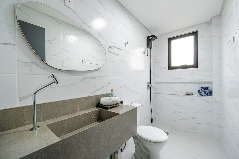 Casa Essenza 4Q perto da praia by Achei Floripa