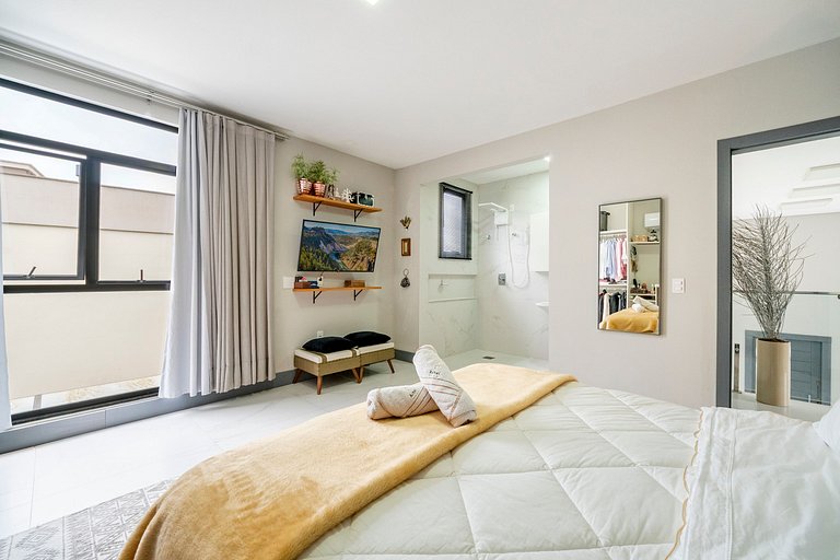 Casa Essenza 4Q perto da praia by Achei Floripa