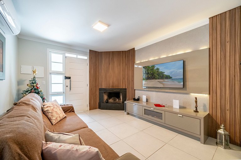 Apto Wave 3Q 800m da praia by Achei Floripa