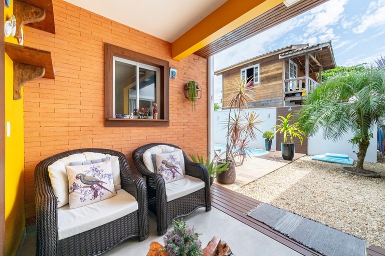 Apto Wave 3Q 800m da praia by Achei Floripa