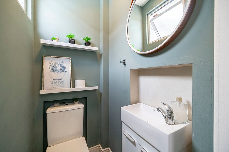 Apto Wave 3Q 800m da praia by Achei Floripa