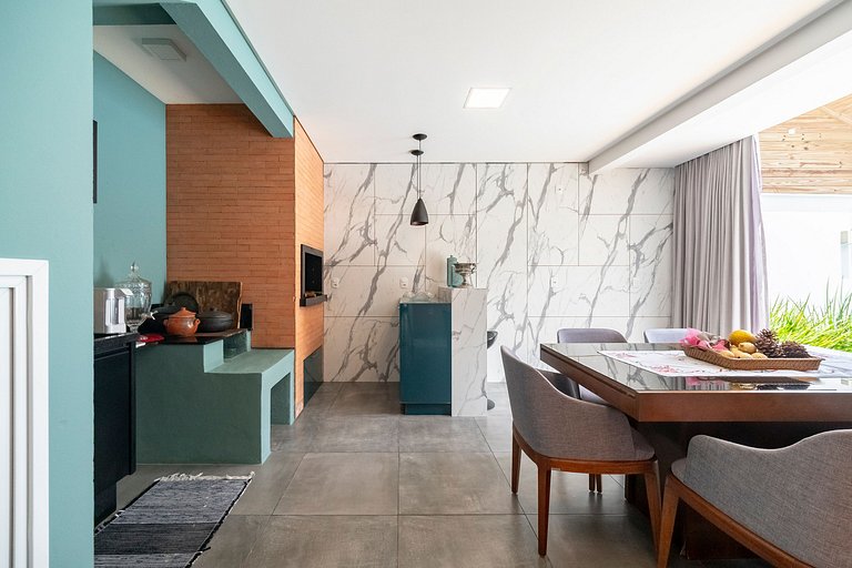 Apto Wave 3Q 800m da praia by Achei Floripa