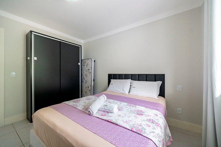 Apto Wave 3Q 800m da praia by Achei Floripa