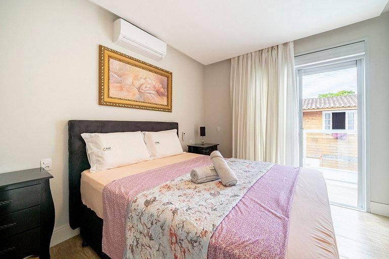 Apto Wave 3Q 800m da praia by Achei Floripa