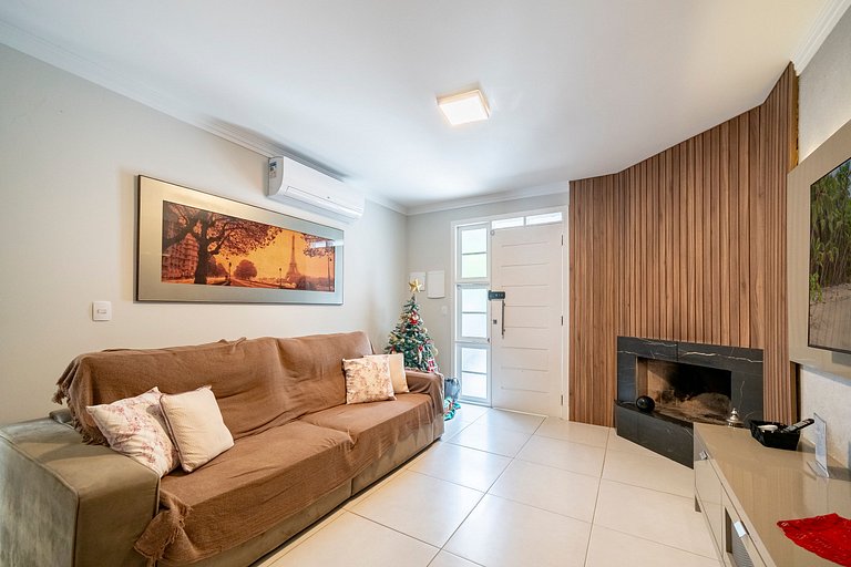 Apto Wave 3Q 800m da praia by Achei Floripa