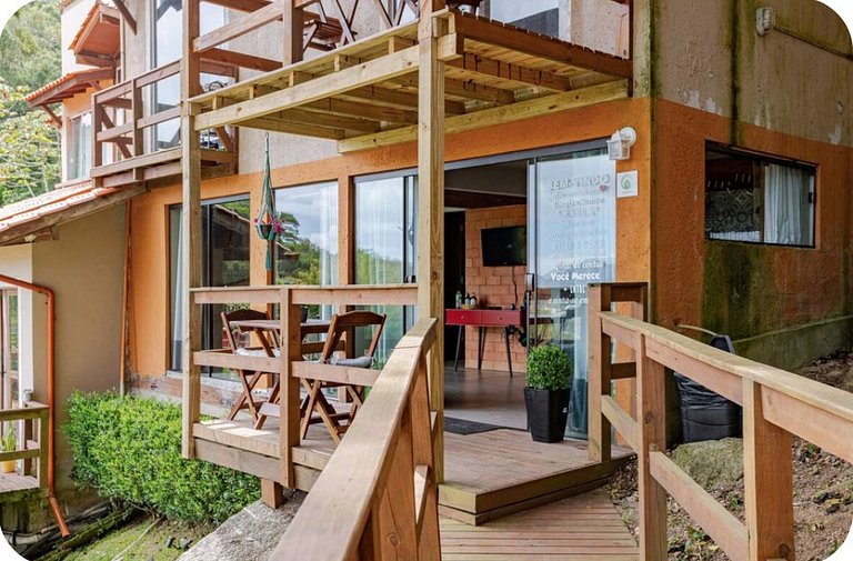 Loft Barra da Lagoa com vista by Achei Floripa