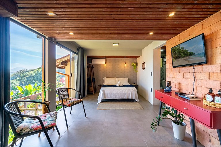 Loft Barra da Lagoa com vista by Achei Floripa
