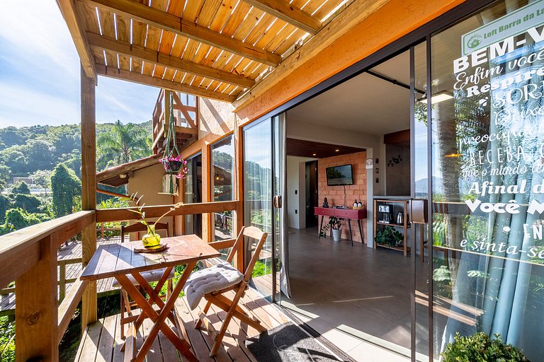 Loft Barra da Lagoa com vista by Achei Floripa