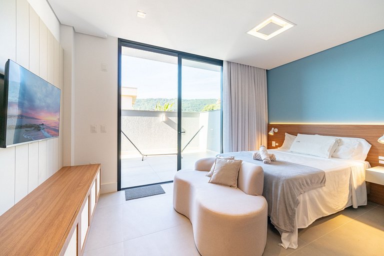 Apt Tamar a 50m da praia da Barra by Achei Floripa
