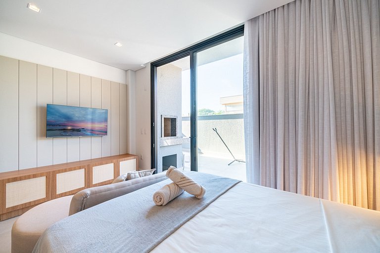 Apt Tamar a 50m da praia da Barra by Achei Floripa